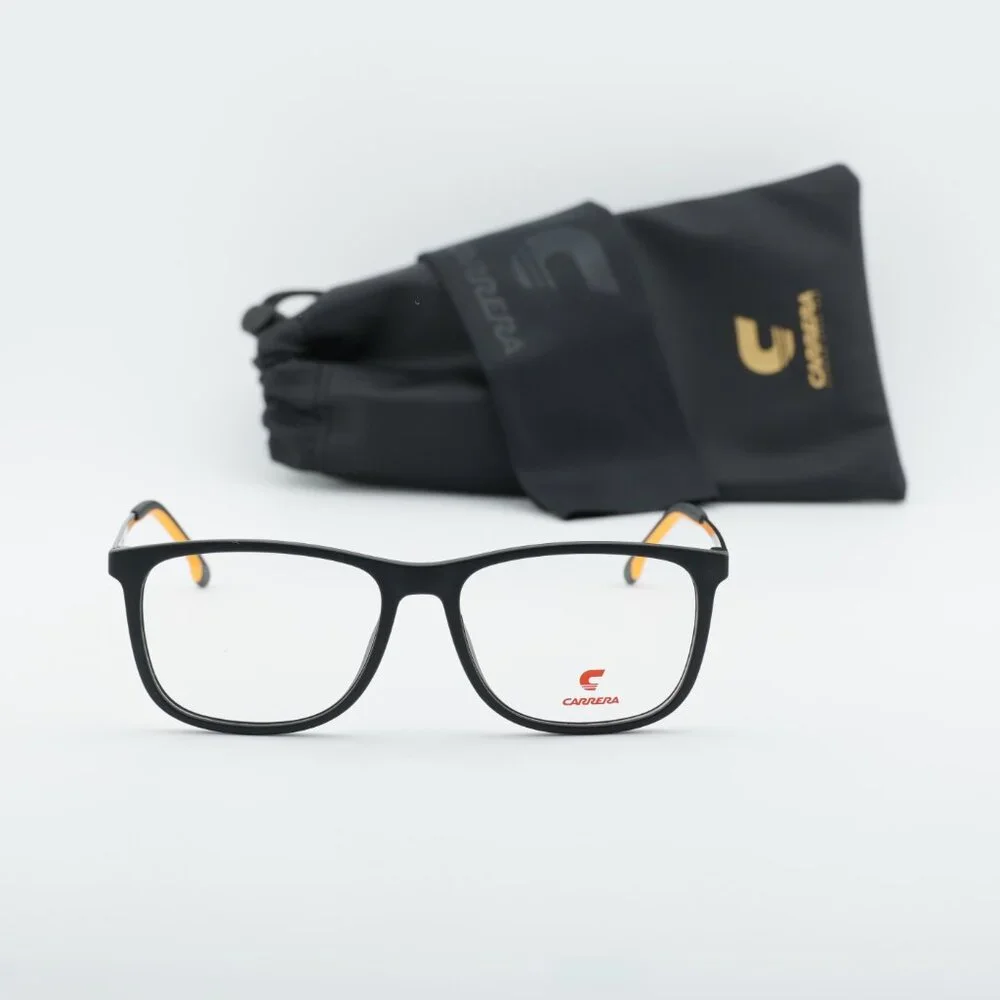 Carrera Junior CARRERA2045T 08LZ 00 Square Eyeglasses 52mm - Black/Orange